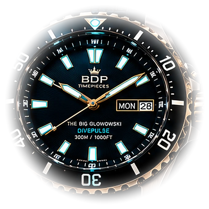 ShadowLock open: full dial visible