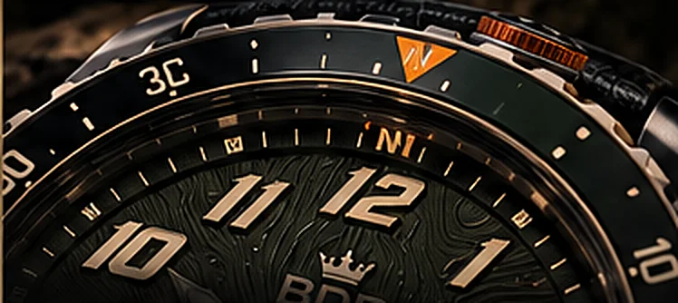 Pathfinder bearing bezel close-up